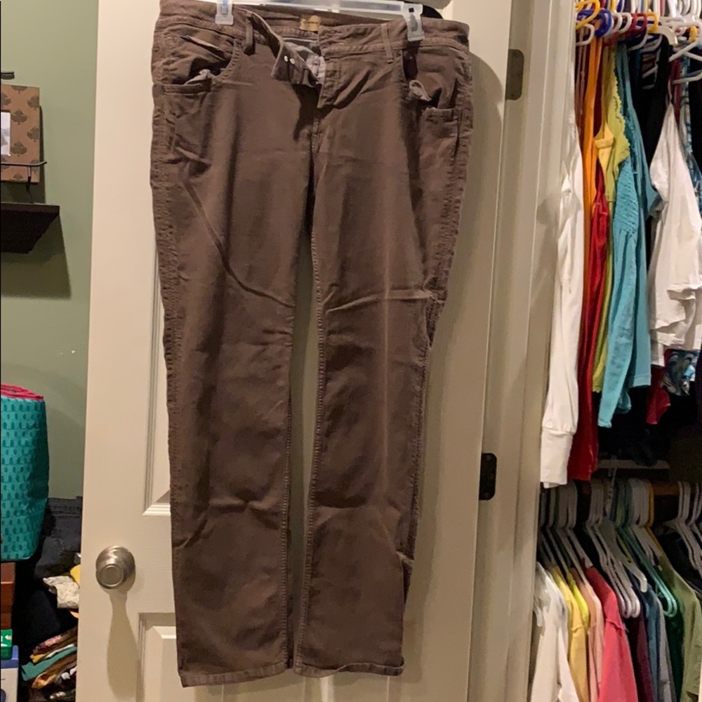 Chocolate brown jeans size 22